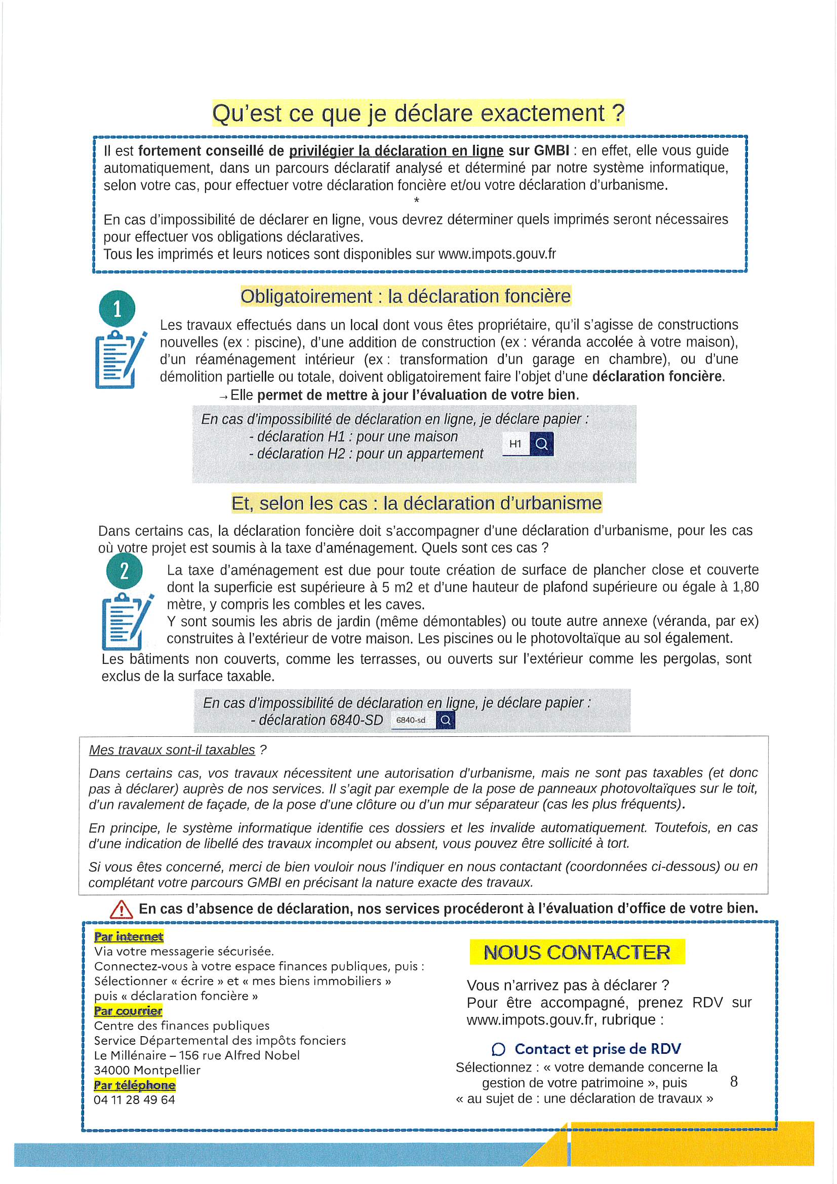 Pensez à le déclarer ! page 2