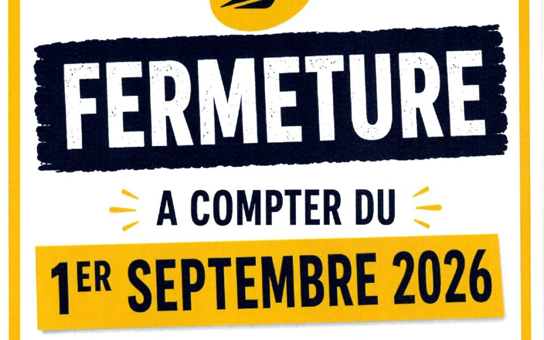 Fermeture du Bureau de Poste de Laurens le Samedi à compter du 01 Septembre 2026